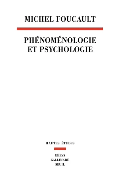 Phénoménologie et psychologie : 1953-1954