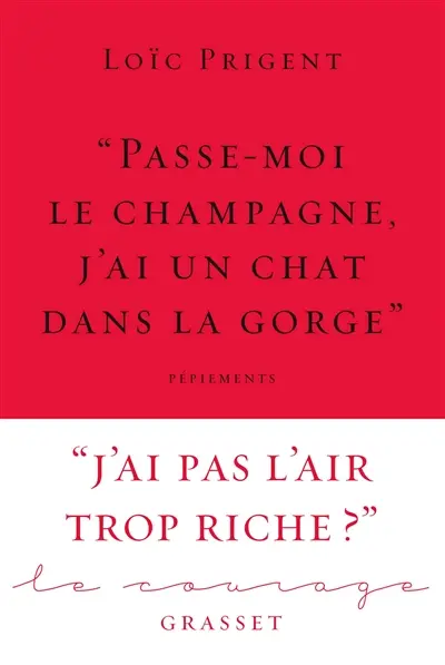 Passe-moi le champagne, j'ai un chat dans la gorge : pépiements