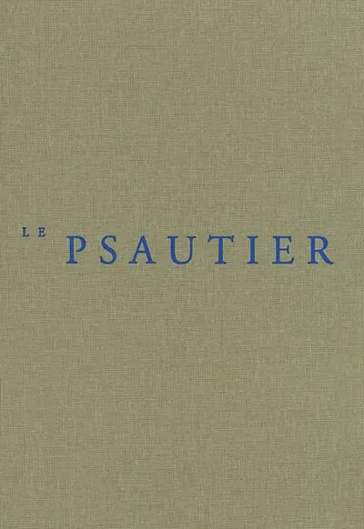Le psautier : version oecuménique, texte liturgique