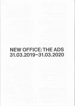 New office : the ads : 31.03.2019-31.03.2020