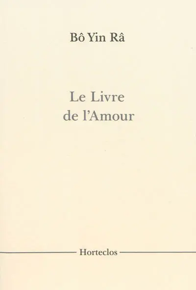Le livre de l'amour