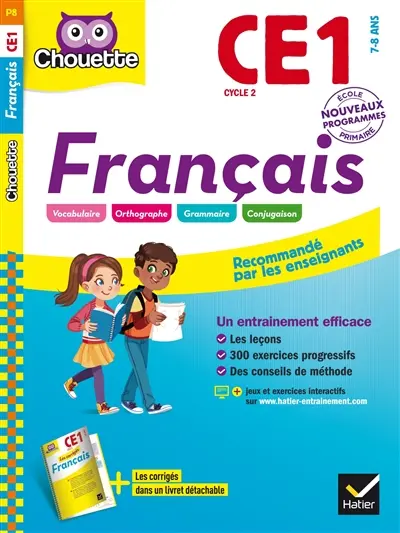Français CE1, cycle 2 : 7-8 ans
