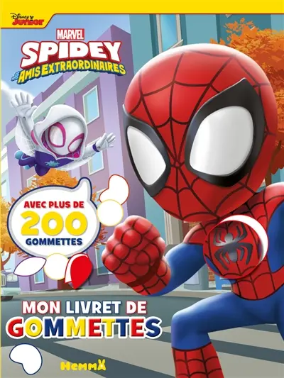Spidey et ses amis extraordinaires : mon livret de gommettes : avec plus de 200 gommettes