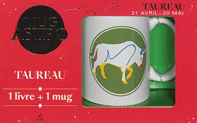 Taureau (21 avril-20 mai) : 1 livre + 1 mug