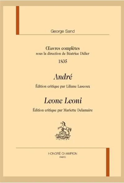 Oeuvres complètes. 1835