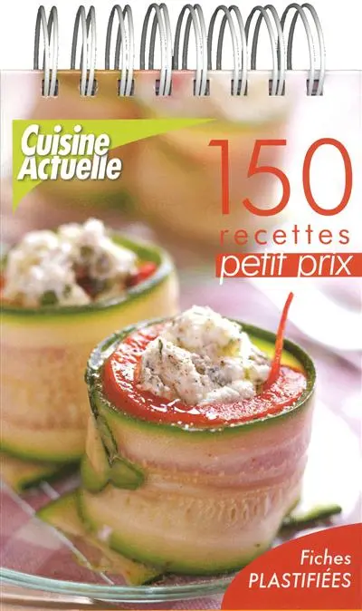 150 recettes petit prix : fiches plastifiées