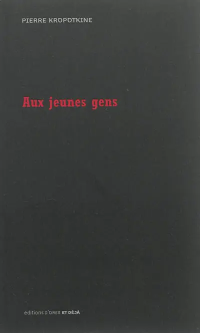 Aux jeunes gens