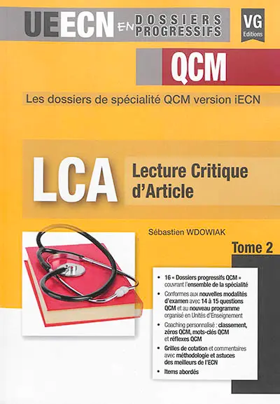 LCA, lecture critique d'article. Vol. 2