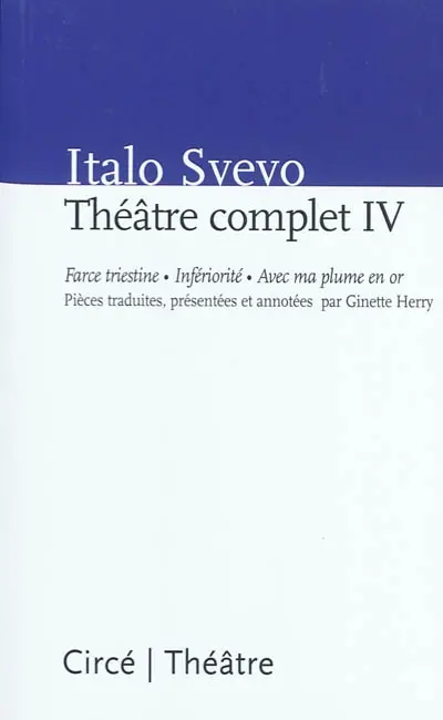 Théâtre complet. Vol. 4