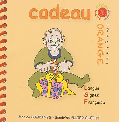 Imagiers : orange : langue signes française