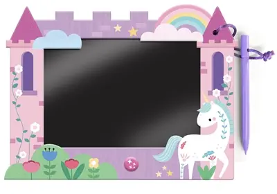 Mon ardoise magique avec lili la licorne : Dessine, efface, recommence !