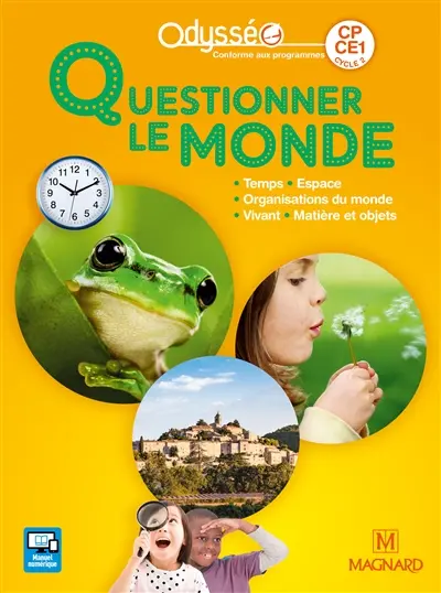Questionner le monde, CP, CE1, cycle 2