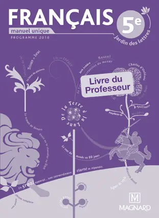 Français 5e : livre du professeur