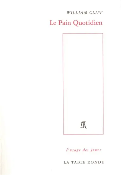 Le pain quotidien : poème