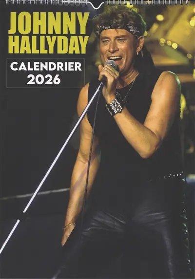 Johnny Hallyday : calendrier 2026