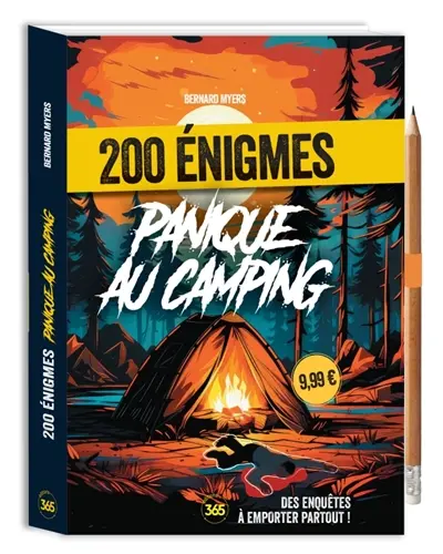 Panique au camping : 200 énigmes : des enquêtes à emporter partout !