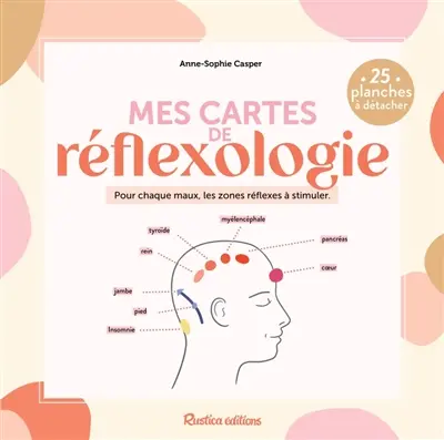Mes cartes de réflexologie : pour chaque maux, les zones réflexes à stimuler