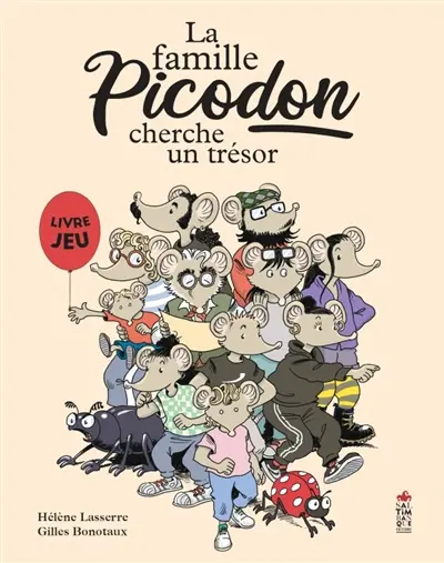 La famille Picodon cherche un trésor : livre jeu