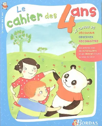 Le cahier des 4 ans