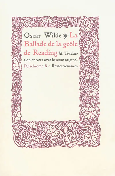 La ballade de la geôle de Reading