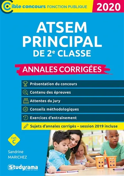 ATSEM principal de 2e classe : annales corrigées, catégorie C : 2020