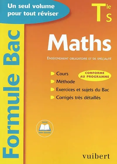 Maths, terminale S : enseignement obligatoire et de spécialité