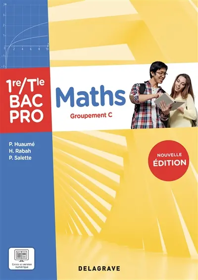 Maths 1re, terminale bac pro : groupement C