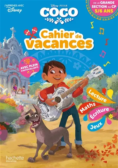 Cahier de vacances Coco : de la grande section au CP, 5-6 ans
