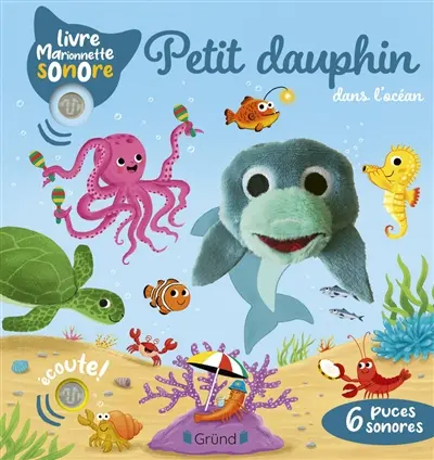 Petit dauphin dans l'océan