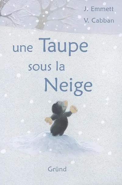 Une taupe sous la neige