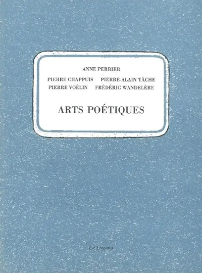 Arts poétiques