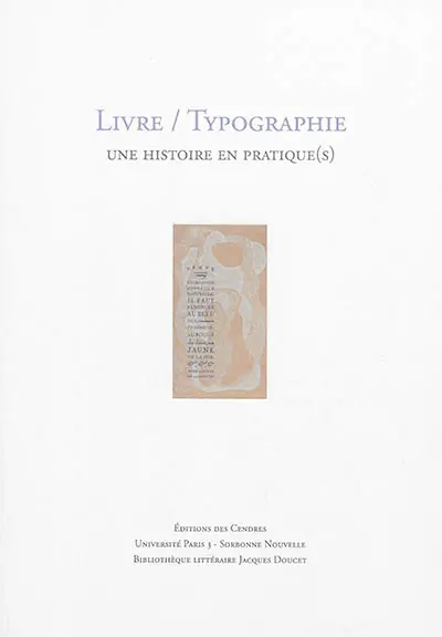 Livre-typographie : une histoire en pratique(s)