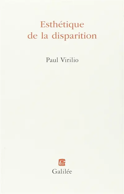 Esthétique de la disparition