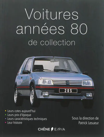 Voitures années 80 de collection