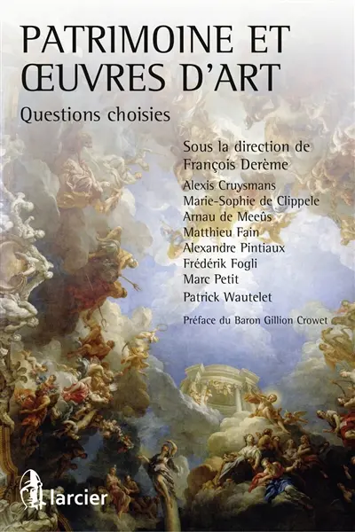 Patrimoine et oeuvres d'art : questions choisies