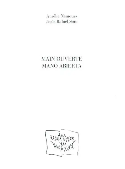 Main ouverte. Mano abierta