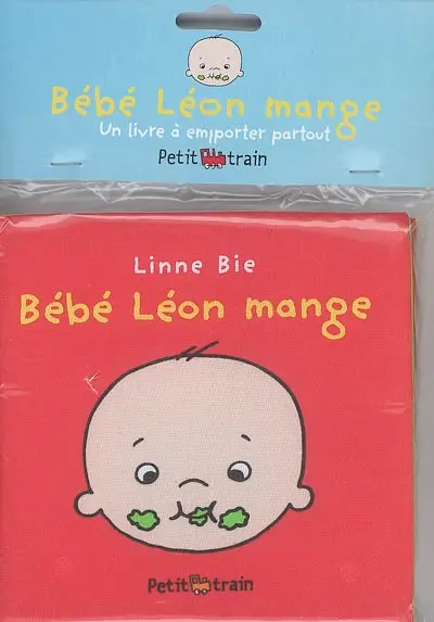 Bébé Léon mange