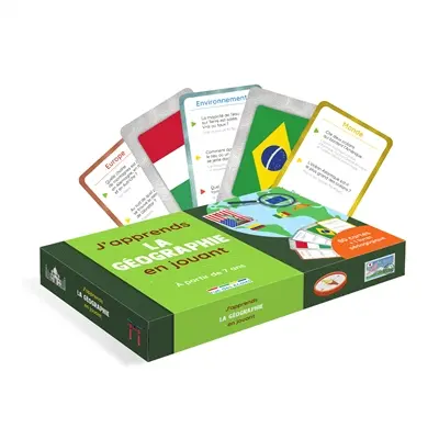 J'apprends la géographie en jouant : à partir de 7 ans