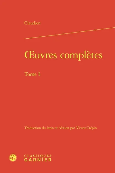 Oeuvres complètes. Vol. 1