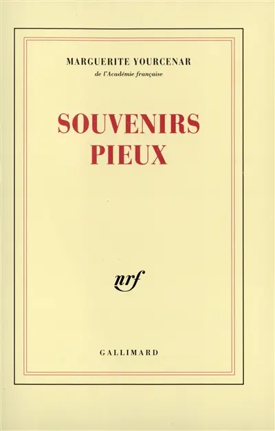 Le labyrinthe du monde. Vol. 1. Souvenirs pieux