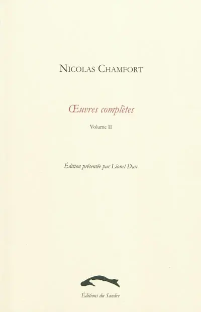 Oeuvres complètes. Vol. 2