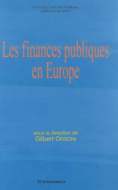 Les finances publiques en Europe