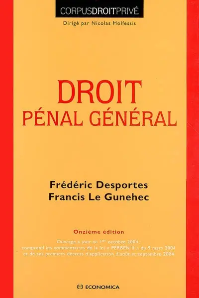 Droit pénal général