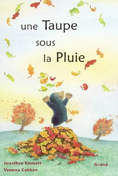 Une taupe sous la pluie