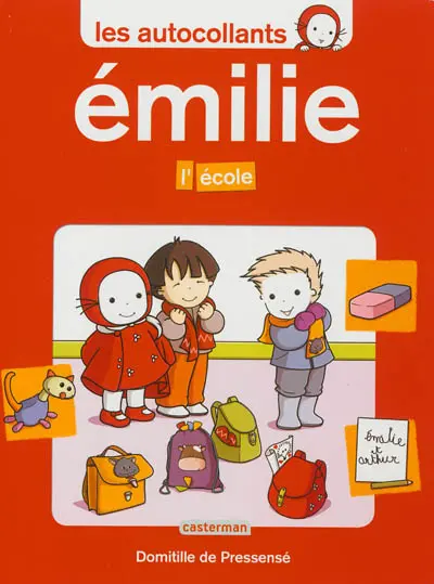 Les autocollants Émilie. L'école