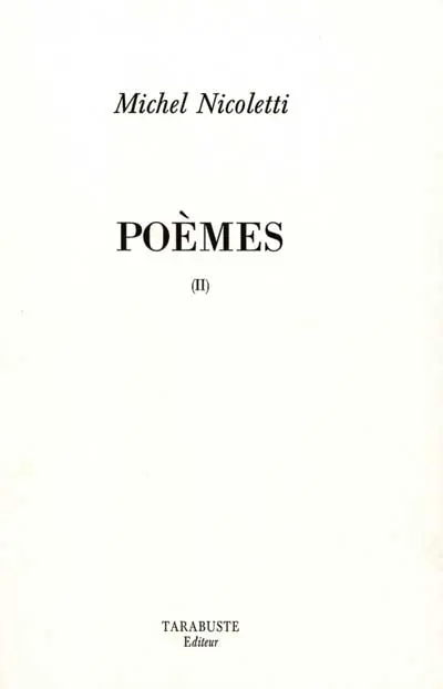 Poèmes. Vol. 2