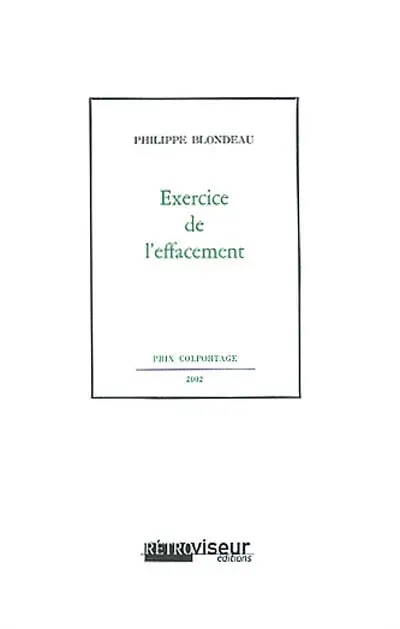 Exercice de l'effacement