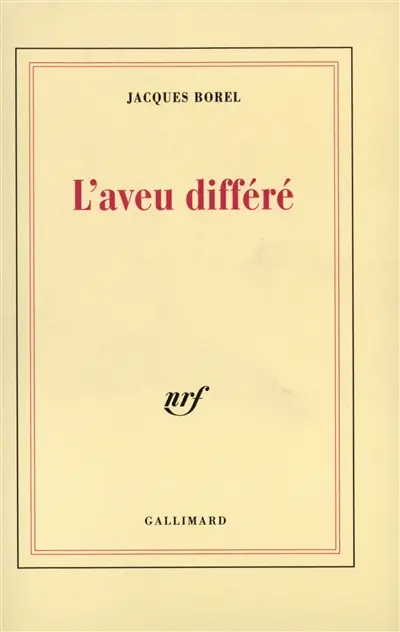 L'aveu différé