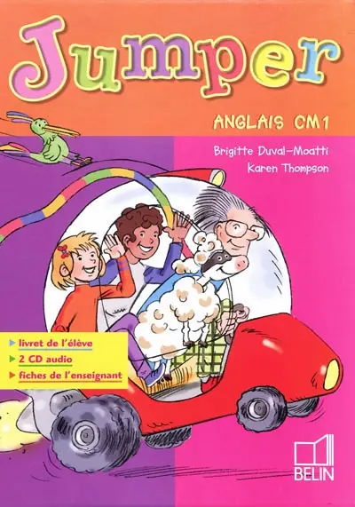 Jumper anglais CM1 : livret de l'élève, 2 CD audio, fiches de l'enseignant