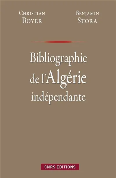 Bibliographie de l'Algérie indépendante